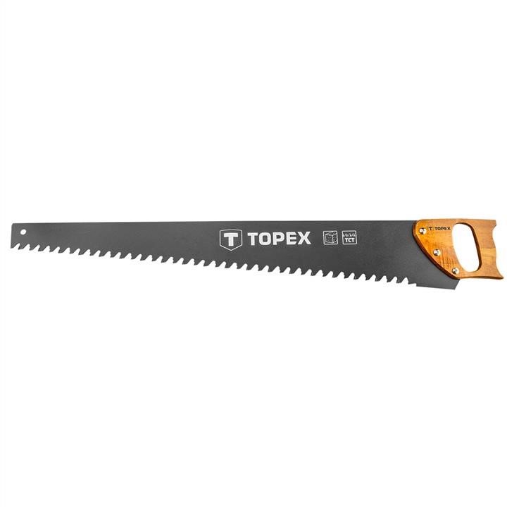 Topex 10A762 Cellular concrete saw 800 mm, 23 teeth, wooden handle, with cover 10A762