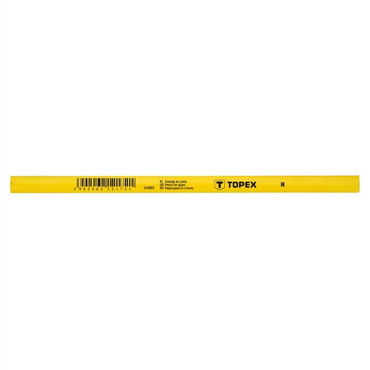 Topex 14A802 Pencil for glass, 240mm, red 14A802