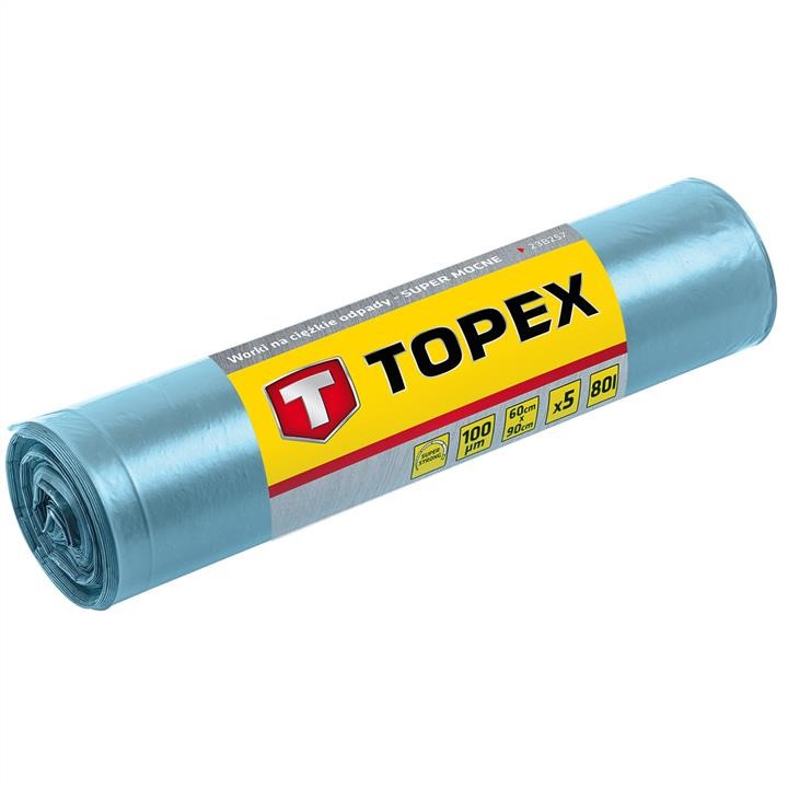 23B257 Topex Super heavy duty waste bags, 5 pcs, 80 L