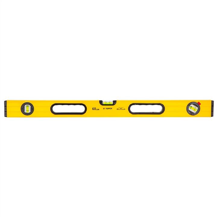 29C602 Topex Spirit level, type 600, 60cm, 3 vials, 2 handles