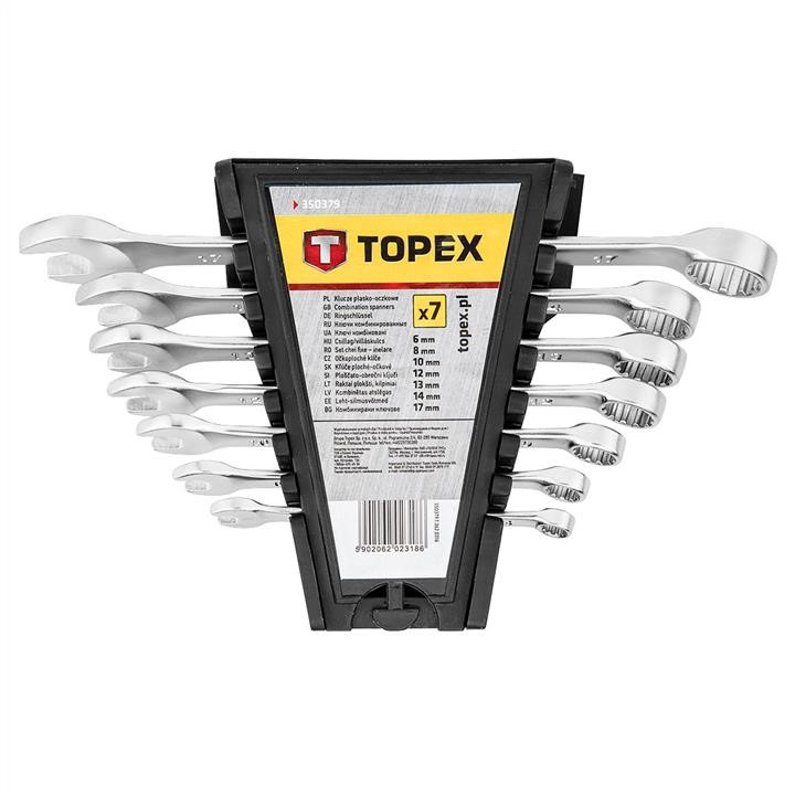 Topex 35D379 Combination spanners, 7 pcs set, 6-17 mm 35D379