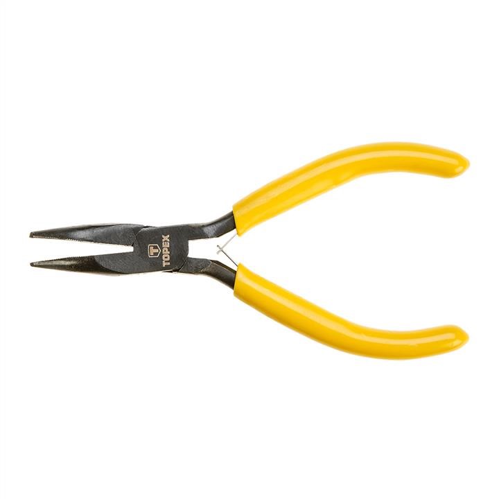 32D033 Topex Precision bent nose pliers 125mm