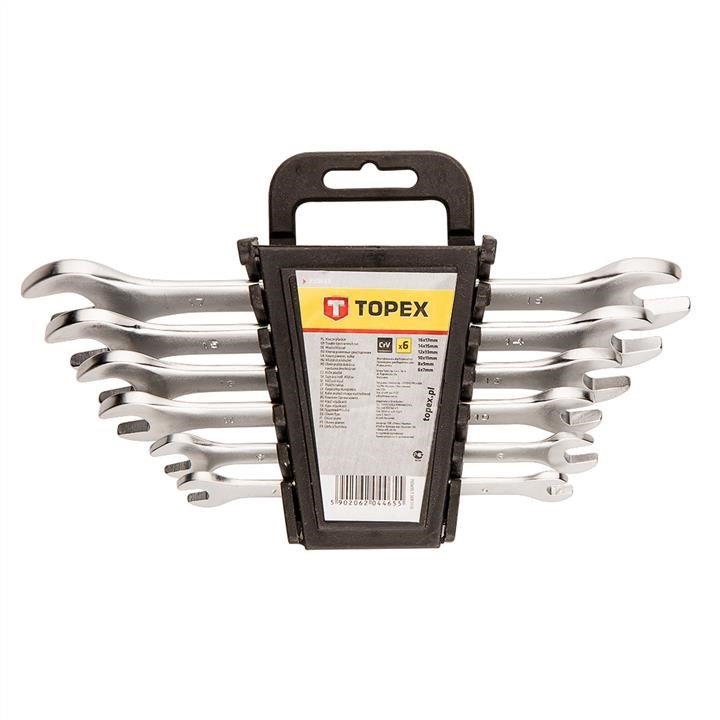 35D655 Topex Open end wrench set