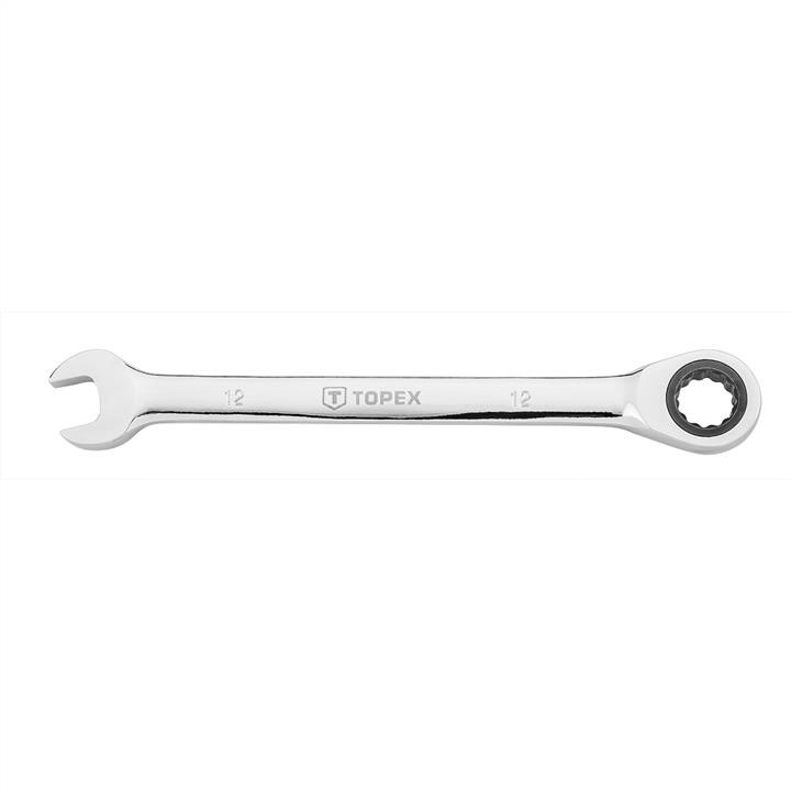 35D747 Topex Combination spanner with ratchet 12mm