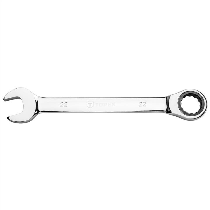 35D749 Topex Combination spanner with ratchet 22 mm