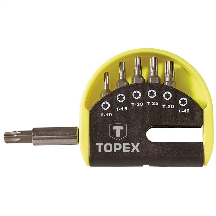 Topex 39D351 Bit set 7 pcs torx with magnetic holder 39D351