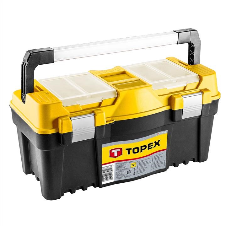 Topex 79R128 Tool box 22" with aluminium handle 79R128