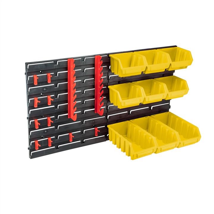 79R171 Topex Fixing wall with storage bins and accesories
