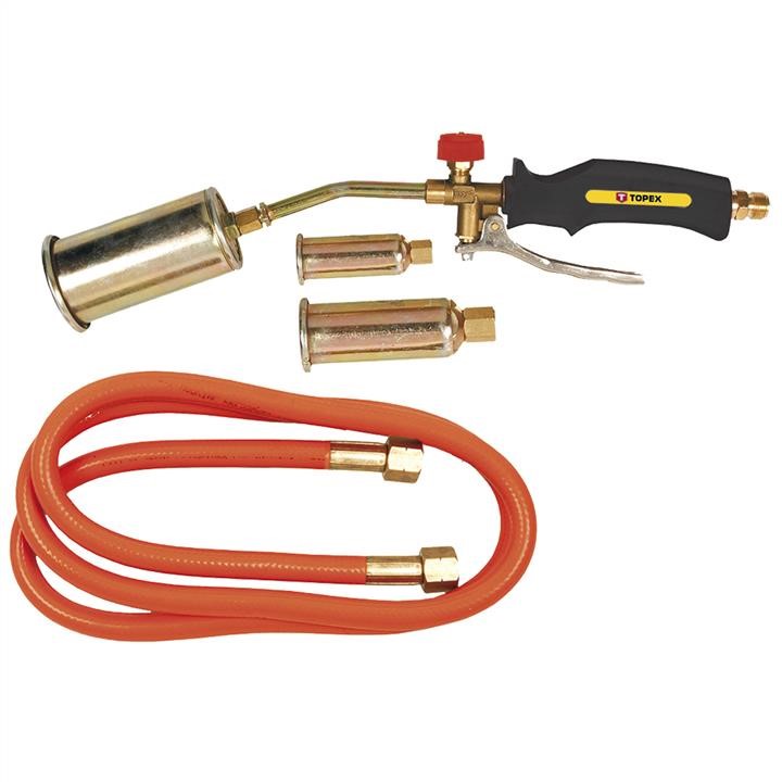 Topex 44E115 Brazing kit three torches: 25, 35, 50mm, hose 1,5m 44E115