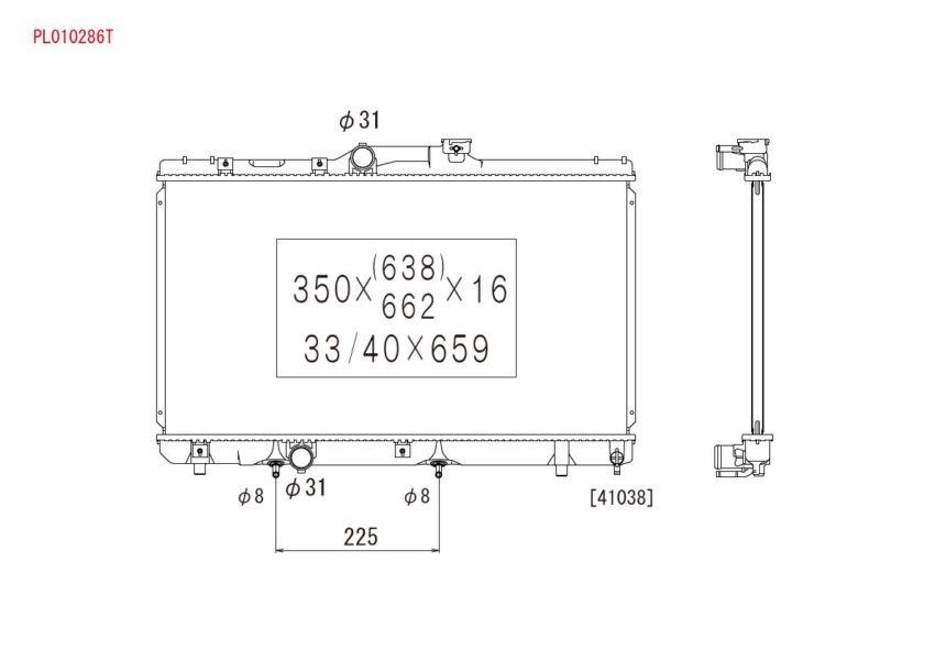 PL010286T Koyorad Auto part