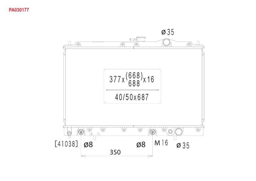 Koyorad PA030177 Radiator, engine cooling PA030177