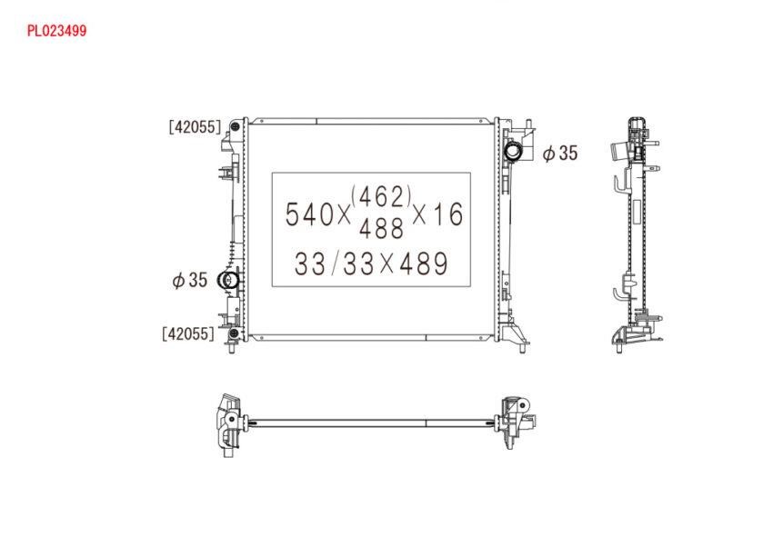 PL023499 Koyorad Cooling radiator