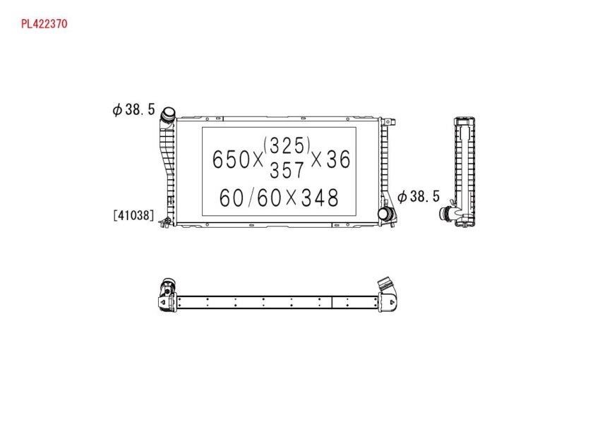 PL422370 Koyorad Auto part