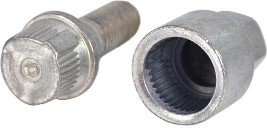 Secret Bolt for Wheel, set (4 bolts &amp;amp;amp; key) Suzuki 990E0-59J48-000