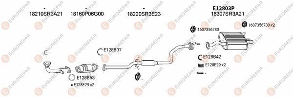 101127 Eurorepar Muffler assy