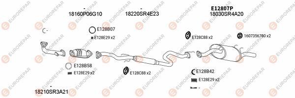 Eurorepar 101115 Muffler assy 101115