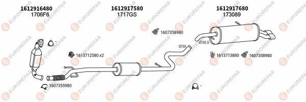 Eurorepar 101879 Muffler assy 101879