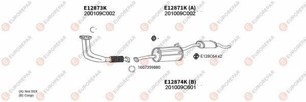 Eurorepar 102218 Muffler assy 102218