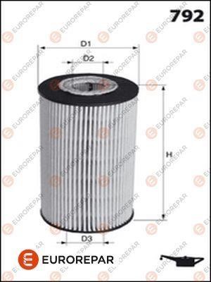 Eurorepar 1611659980 Oil Filter 1611659980