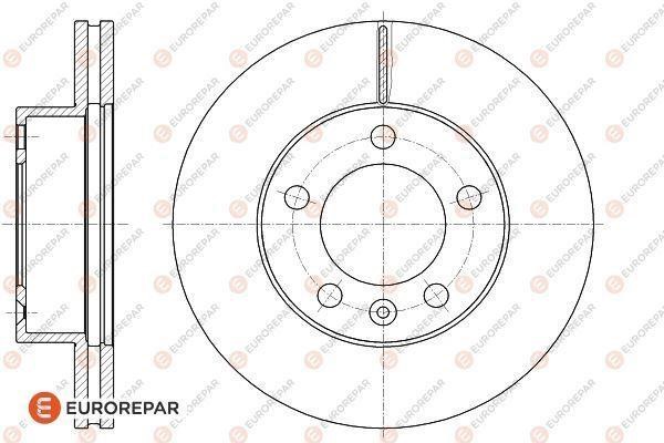 Eurorepar 1618885880 Ventilated brake disk, 1 pc. 1618885880