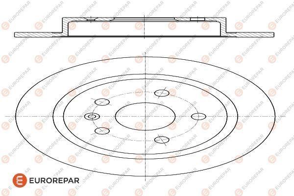 Eurorepar 1622806080 Brake disc, set of 2 pcs. 1622806080