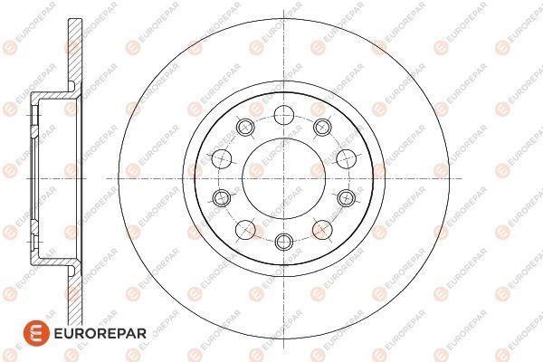 Eurorepar 1622810180 Brake disc, set of 2 pcs. 1622810180