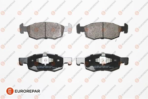 Disc brake pad set Opel Corsa E: 1639382980 Eurorepar Brake pad set