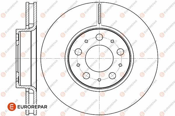 Eurorepar 1642754780 Brake disc, set of 2 pcs. 1642754780