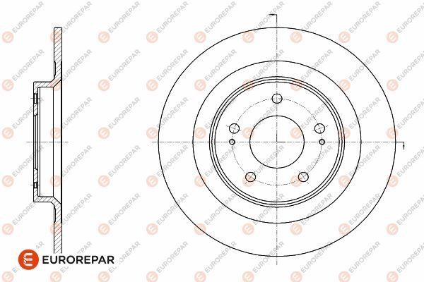 Eurorepar 1642766980 Brake disc, set of 2 pcs. 1642766980