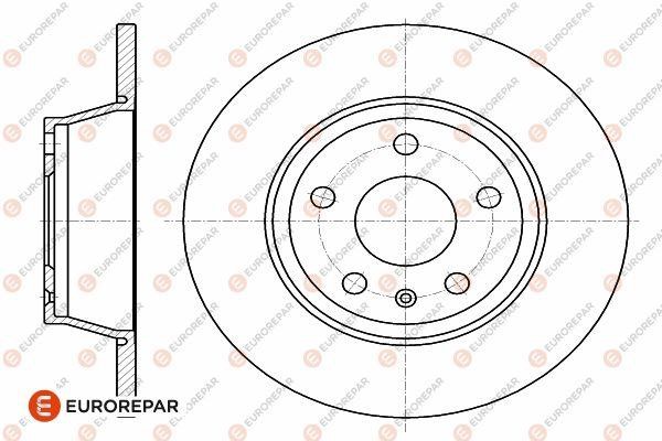 Eurorepar 1642770180 Brake disc, set of 2 pcs. 1642770180