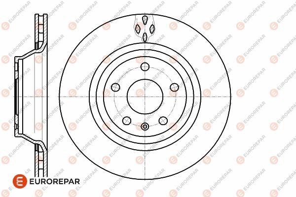 Eurorepar 1642770280 Ventilated brake disk, 1 pc. 1642770280