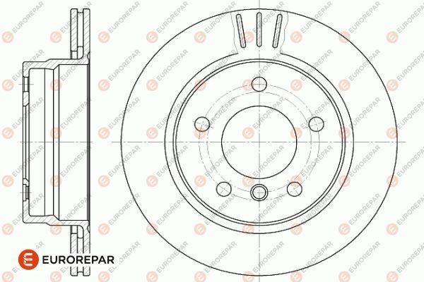 Eurorepar 1642771880 Brake disc, set of 2 pcs. 1642771880
