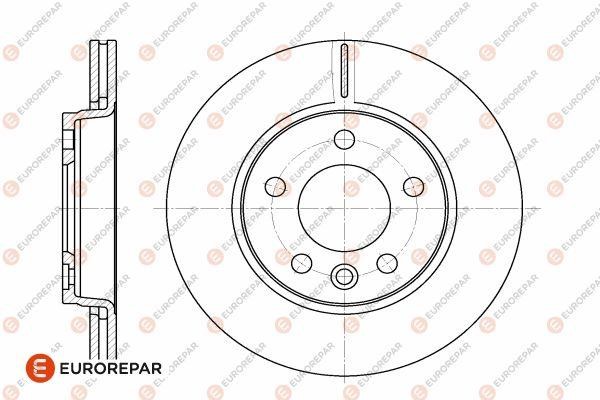 Eurorepar 1642776980 Brake disc, set of 2 pcs. 1642776980