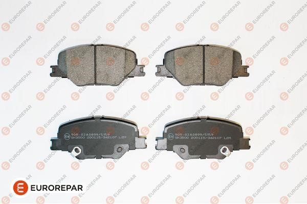 Eurorepar 1667816880 Brake Pad Set, disc brake 1667816880