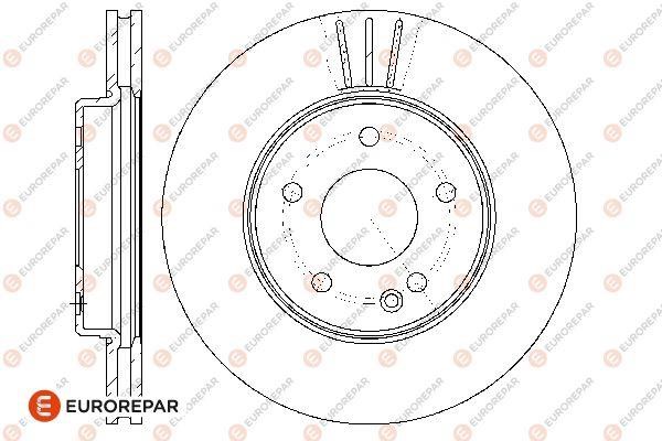 Eurorepar 1667849280 Brake disc, set of 2 pcs. 1667849280