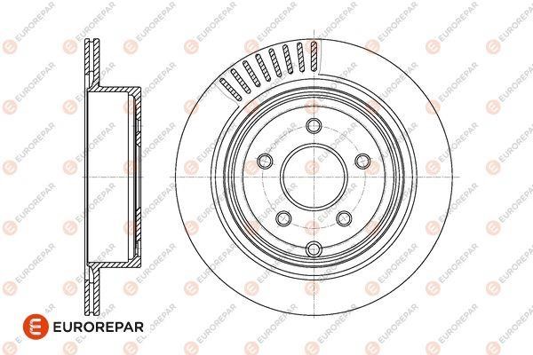 Eurorepar 1667853080 Brake disc, set of 2 pcs. 1667853080