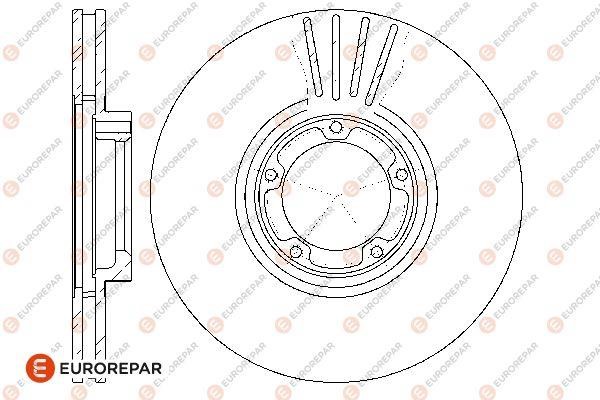 Eurorepar 1667854180 Brake disc, set of 2 pcs. 1667854180