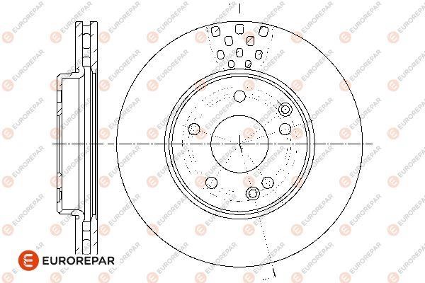 Eurorepar 1667854780 Brake disc, set of 2 pcs. 1667854780