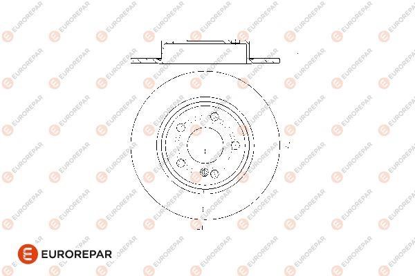 Eurorepar 1667865480 Brake disc, set of 2 pcs. 1667865480