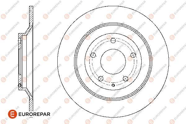 Eurorepar 1667866780 Brake disc, set of 2 pcs. 1667866780