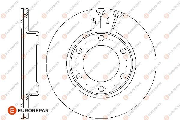 Eurorepar 1667870280 Brake disc, set of 2 pcs. 1667870280
