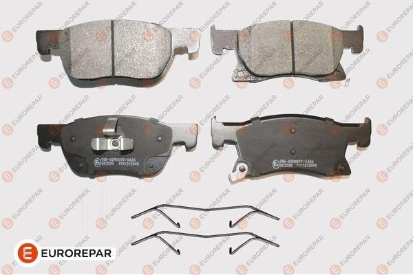 Eurorepar 1673898880 Brake Pad Set, disc brake 1673898880