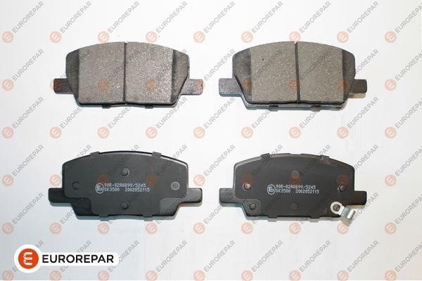 Brake pad Opel Mokka: 1675993680 Eurorepar Brake pad set