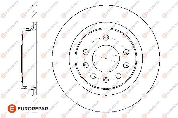 Eurorepar 1676009880 Brake disc, set of 2 pcs. 1676009880