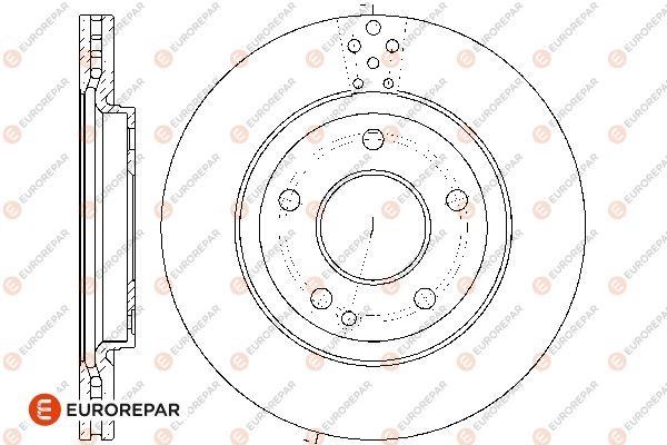 Eurorepar 1676010480 Brake disc, set of 2 pcs. 1676010480