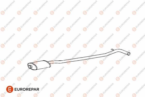 Eurorepar E12855E Central silencer E12855E