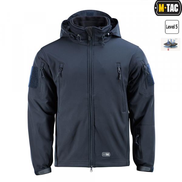 M-Tac MTC-SJWL-DNB-L Jacket Soft Shell Dark Navy Blue L MTCSJWLDNBL