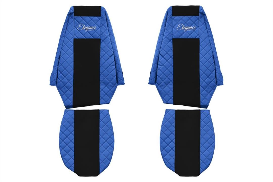 F-Core FX08 BLUE Seat covers Renault Magnum 2002–2012, eco-leather/textile FX08BLUE
