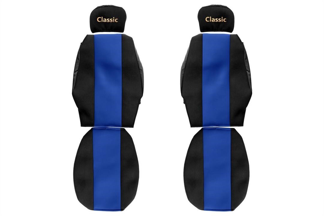 F-Core PS02 BLUE Seat covers MAN F 2000, L 2000, velour PS02BLUE
