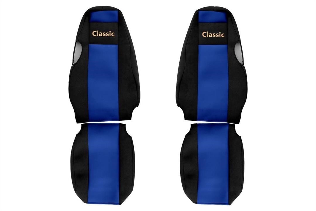 F-Core PS14 BLUE Seat covers Scania 4 Series, velour PS14BLUE